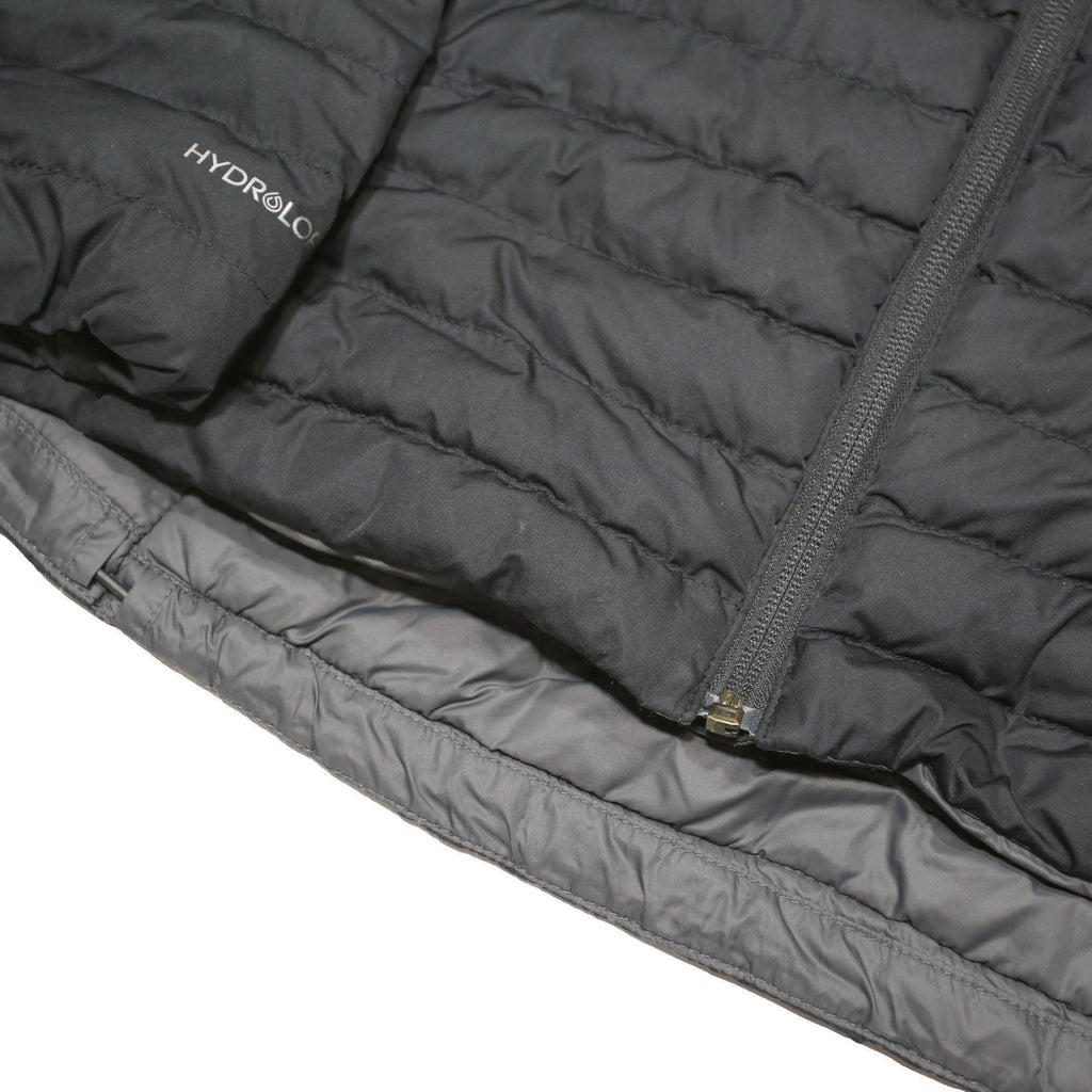BERGHAUS Womens Black Outdoor Jacket UK 16 Polyester Blend Zip Hooded Quilted