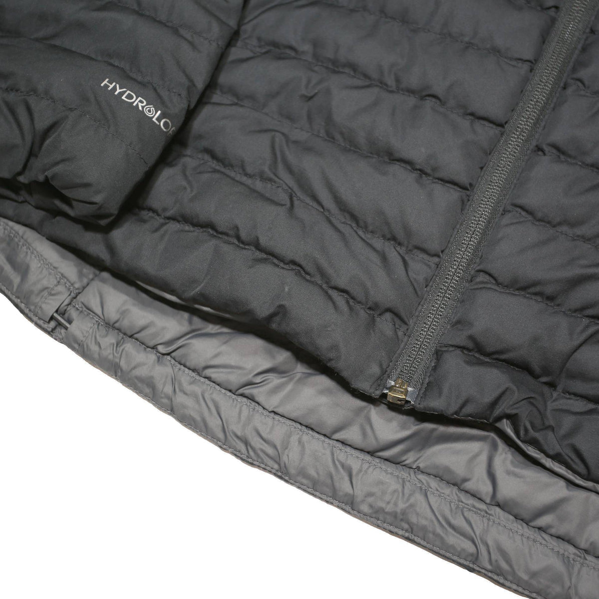 BERGHAUS Womens Black Outdoor Jacket UK 16 Polyester Blend Zip Hooded Quilted