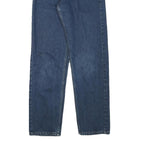LEVI'S Womens Blue Regular Straight Denim Medium W24 L30 Jeans Classic Button