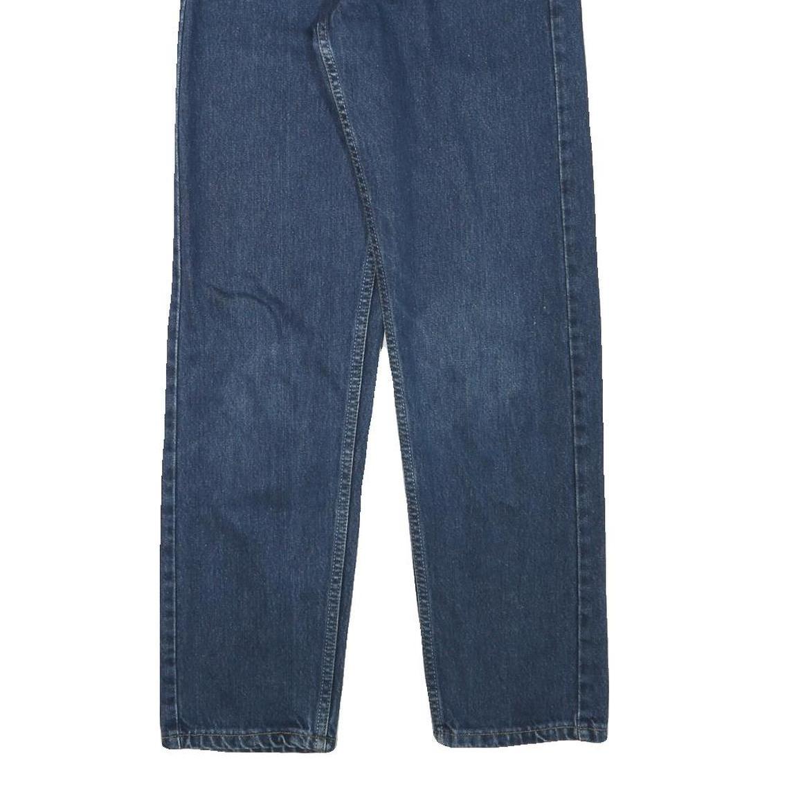 LEVI'S Womens Blue Regular Straight Denim Medium W24 L30 Jeans Classic Button