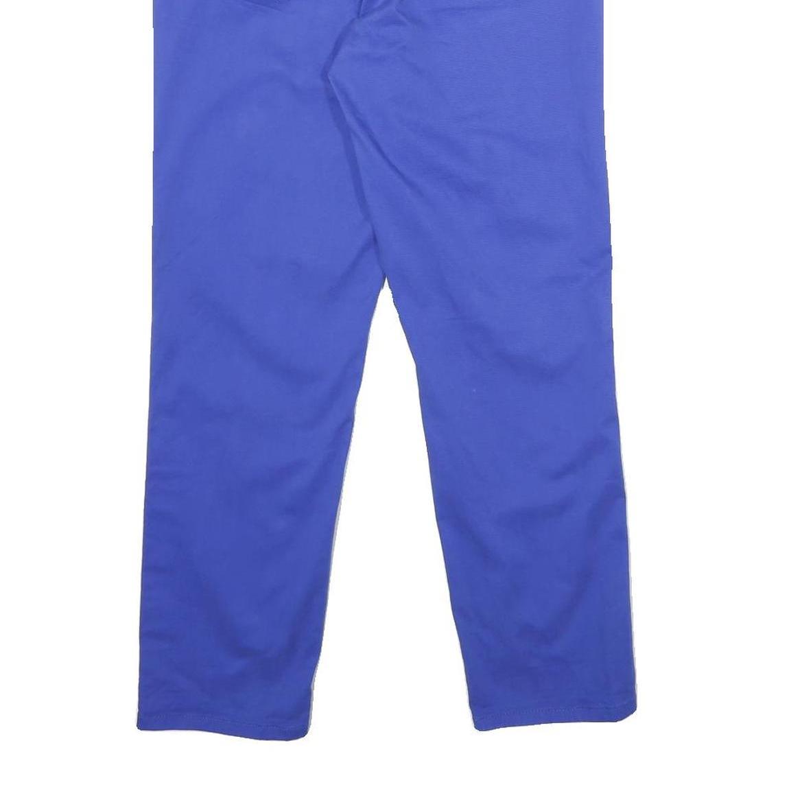 CALVIN KLEIN JEANS Womens Cotton Blend Blue Slim Skinny Trousers W30 L28 Casual