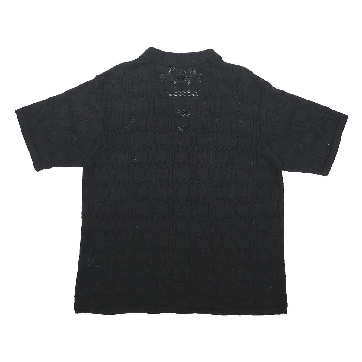 REPRESENT Mens Black Cotton Patterned Shirt M Button Shirt Summer Casual