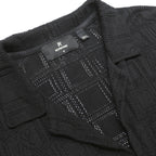 REPRESENT Mens Black Cotton Patterned Shirt M Button Shirt Summer Casual