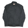 LEVI'S Mens Black Zip Polyester Blend Bomber Jacket M Plain Casual Outerwear