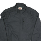 LEVI'S Mens Black Zip Polyester Blend Bomber Jacket M Plain Casual Outerwear