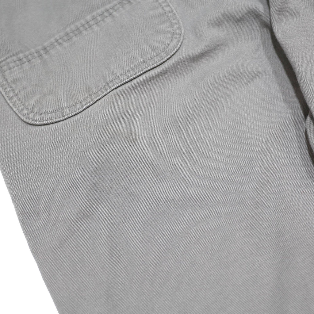 CARHARTT Lined Mens Relaxed Fit Grey Cotton Blend Trousers W42 L32 Workwear