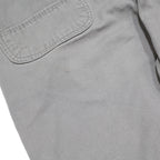CARHARTT Lined Mens Relaxed Fit Grey Cotton Blend Trousers W42 L32 Workwear