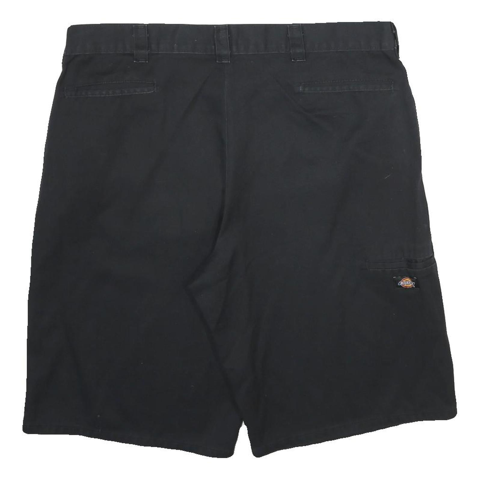 DICKIES Mens Black Casual Shorts XL W40 Polyester Blend Comfort Workwear