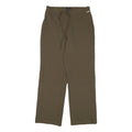 TRUSSARDI Womens Polyester Blend Olive Relaxed Wide Leg Trousers W30 L29
