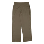TRUSSARDI Womens Polyester Blend Olive Relaxed Wide Leg Trousers W30 L29