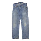 LEVI'S 501 Mens Jeans Blue Regular Straight Denim Medium W31 L31 Classic Style