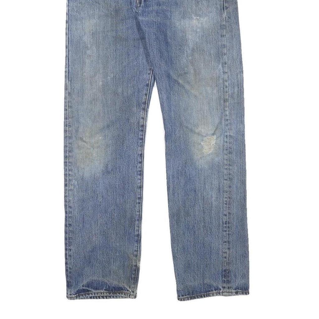 LEVI'S 501 Mens Jeans Blue Regular Straight Denim Medium W31 L31 Classic Style
