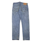 LEVI'S 501 Mens Jeans Blue Regular Straight Denim Medium W31 L31 Classic Style