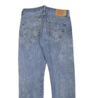 LEVI'S 501 Mens Jeans Blue Regular Straight Denim Medium W31 L31 Classic Style