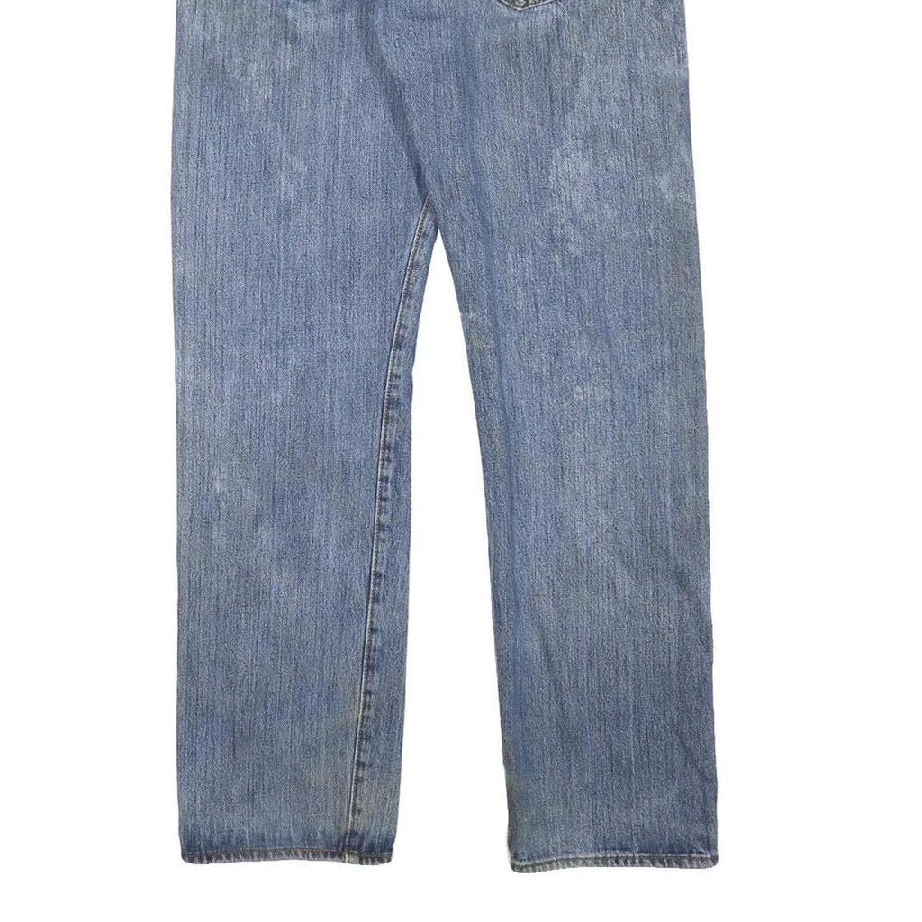 LEVI'S 501 Mens Jeans Blue Regular Straight Denim Medium W31 L31 Classic Style
