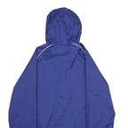 ADIDAS Mens Blue FC Reinach Zip Hooded Polyamide Track Jacket S Lightweight