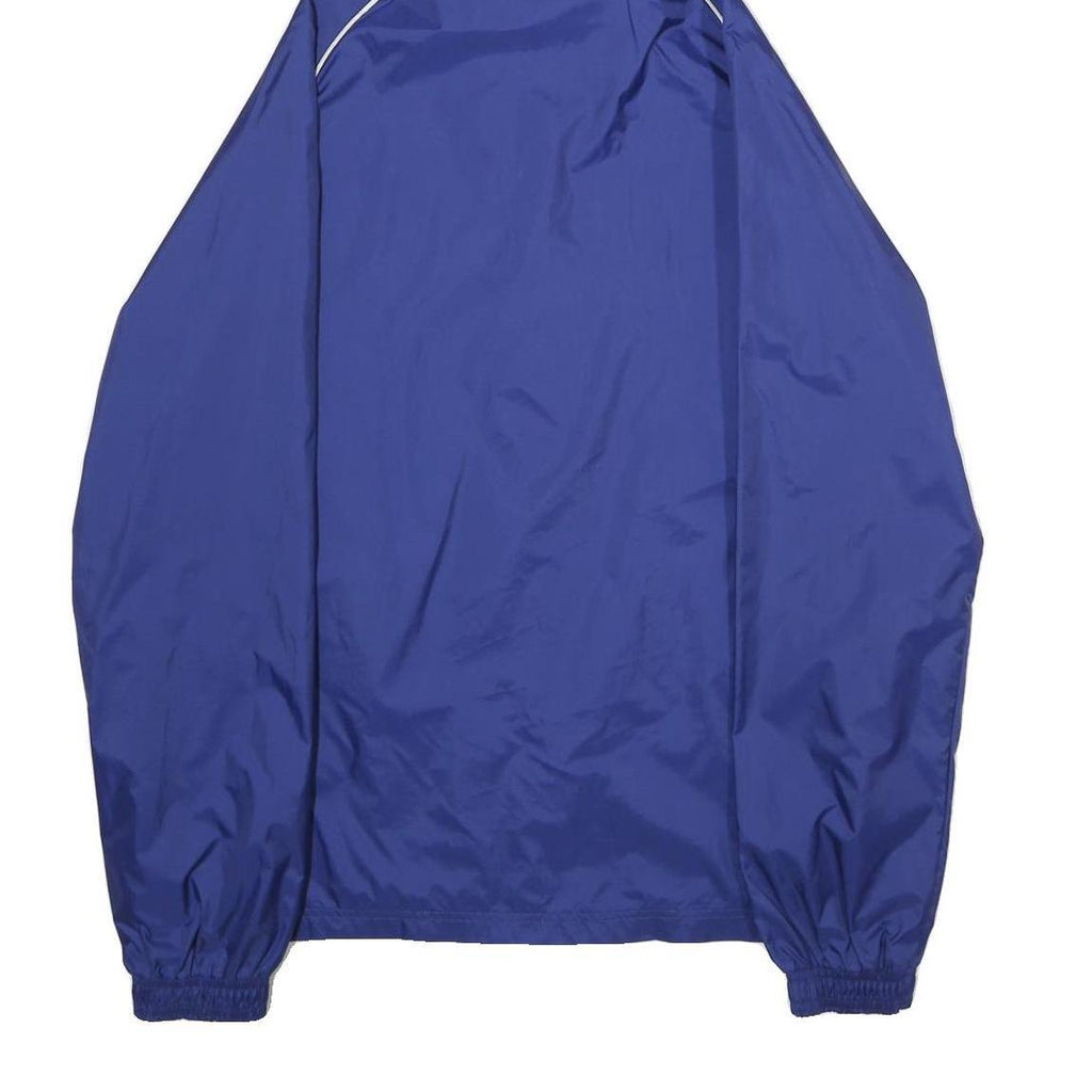 ADIDAS Mens Blue FC Reinach Zip Hooded Polyamide Track Jacket S Lightweight