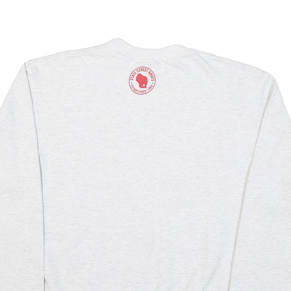 CHAMPION Mens Grey Brats Madison WI Crew Neck M Cotton Sweatshirt Casual