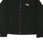 THE NORTH FACE Womens Black Outdoor Jacket M Polyester Blend Zip Fleece
