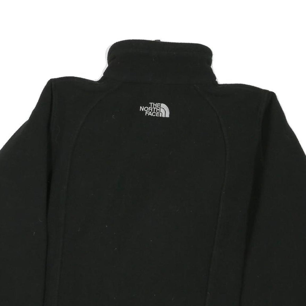 THE NORTH FACE Womens Black Outdoor Jacket M Polyester Blend Zip Fleece