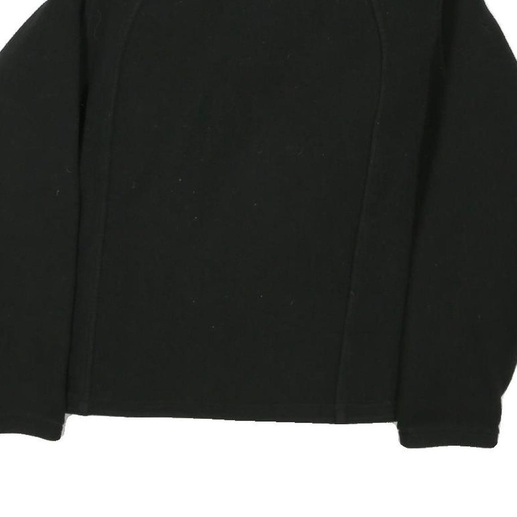 THE NORTH FACE Womens Black Outdoor Jacket M Polyester Blend Zip Fleece