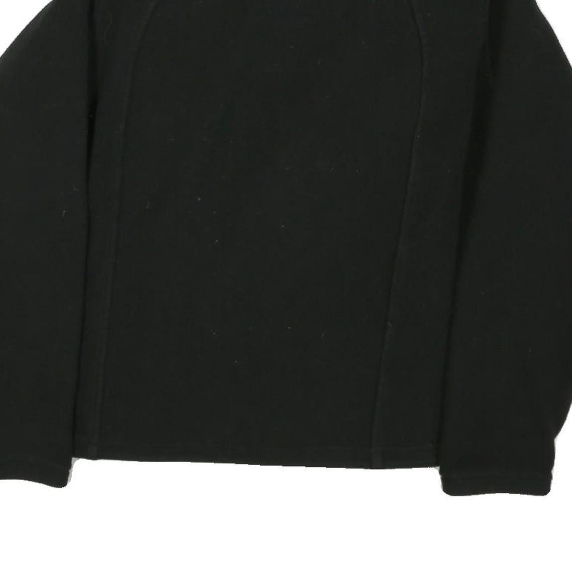 THE NORTH FACE Womens Black Outdoor Jacket M Polyester Blend Zip Fleece