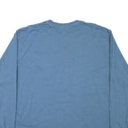 CARHARTT Mens Blue Long Sleeve Crew Neck Pocket T-Shirt XL Cotton Blend