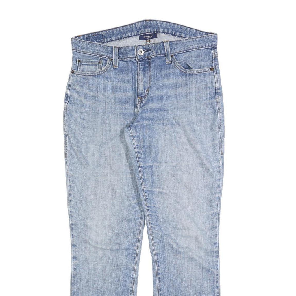 LEVI'S 552 Womens Jeans Blue Regular Straight Denim Light W30 L30 Classic Zip