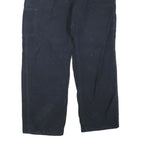 CARHARTT Mens Navy Blue Regular Straight Trousers W40 L32 Cotton Blend Workwear