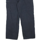 CARHARTT Mens Navy Blue Regular Straight Trousers W40 L32 Cotton Blend Workwear