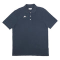 KAPPA Mens Blue Polo Shirt XL Cotton Short Sleeve Basic Casual Sportswear
