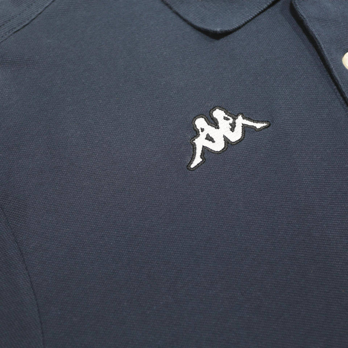 KAPPA Mens Blue Polo Shirt XL Cotton Short Sleeve Basic Casual Sportswear