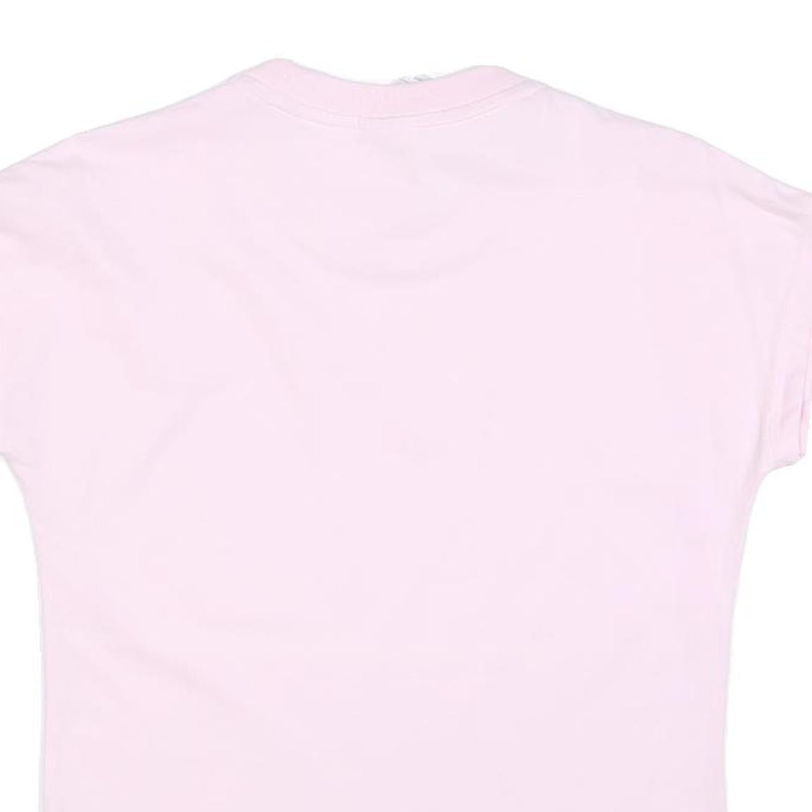 ADIDAS Womens Pink T-Shirt M Short Sleeve Crew Neck Cotton Blend Casual