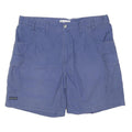 COLUMBIA Mens Blue Cargo Shorts L W38 Cotton Blend Outdoor Casual