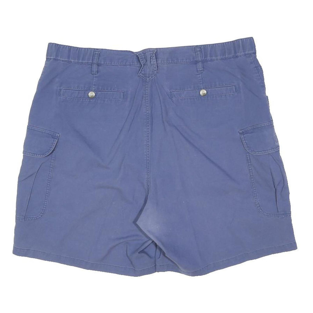 COLUMBIA Mens Blue Cargo Shorts L W38 Cotton Blend Outdoor Casual