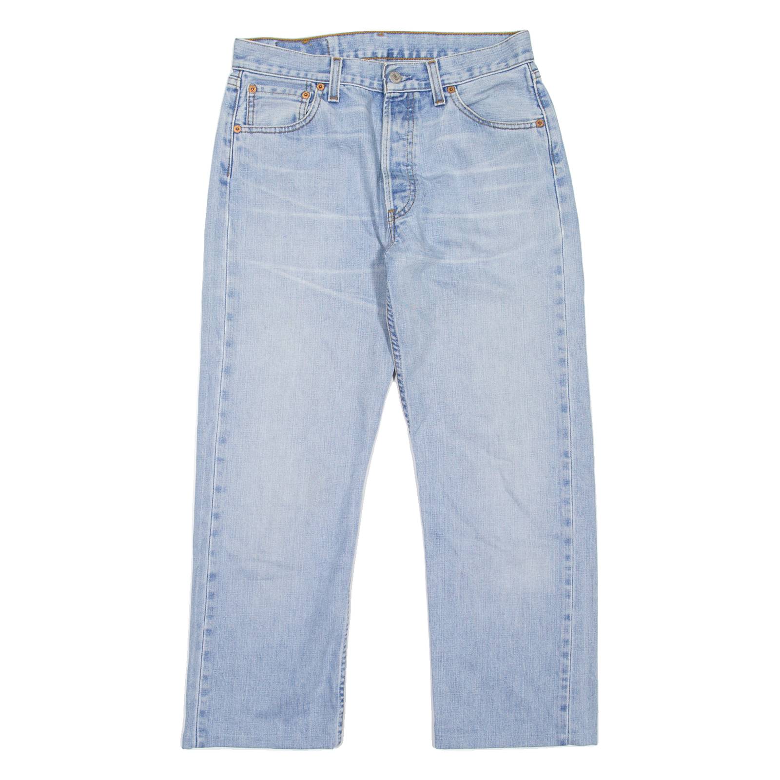 LEVI'S 501 Jeans Mens Blue Regular Straight W30 L25