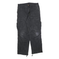 CARHARTT Mens Cotton Blend Black Regular Straight Trousers W34 L32 Casual