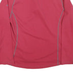 BERGHAUS Womens Red Long Sleeve 1/4 Zip Shirt S Lightweight Outdoor Activewear