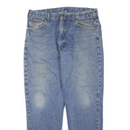 CARHARTT Mens Jeans Blue Regular Straight Denim Medium Wash W38 L32 Workwear