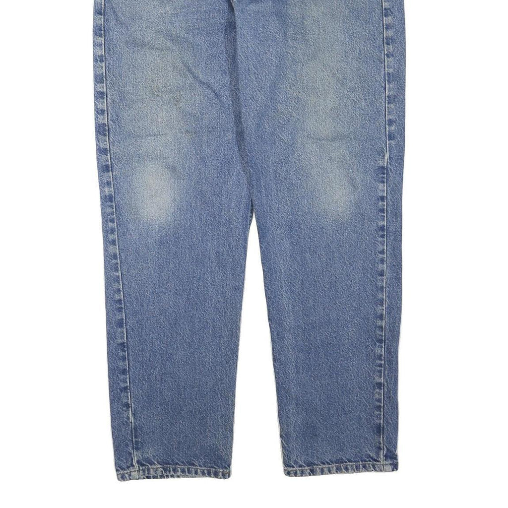 CARHARTT Mens Jeans Blue Regular Straight Denim Medium Wash W38 L32 Workwear