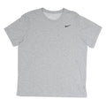 NIKE Mens Grey Crew Neck Short Sleeve T-Shirt M Cotton Blend Sportswear