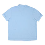 CHAPS Mens Blue Polo Shirt XL Cotton Blend Short Sleeve Plain Classic