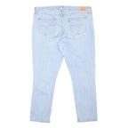 LEVI'S 311 Womens Jeans Blue Slim Skinny Denim Light W42 L29 Zip Cotton Blend