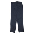DICKIES Mens Cotton Blend Navy Regular Straight Trousers W28 L31 Workwear Fit