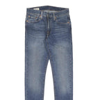 LEVI'S Mens Slim Blue Denim Jeans W30 L32 Classic Zip Closure Stylish