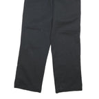 DICKIES Mens Cotton Blend Black Regular Fit Straight Leg Trousers W30 L29
