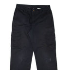 DICKIES Cargo Workwear Mens Trousers Black Regular Straight W32 L29