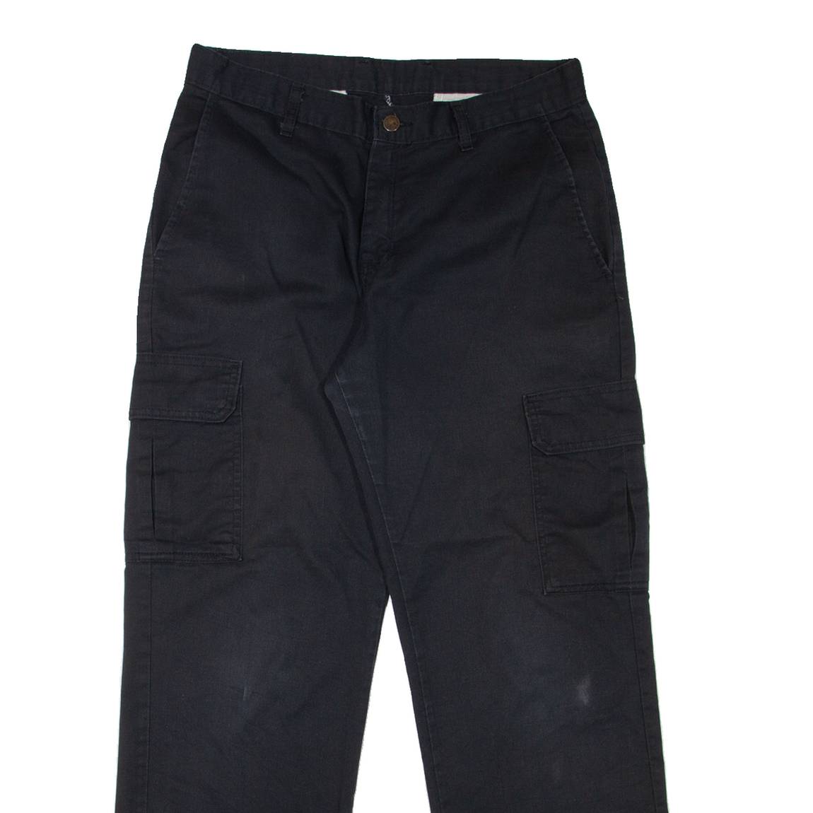 DICKIES Cargo Workwear Mens Trousers Black Regular Straight W32 L29