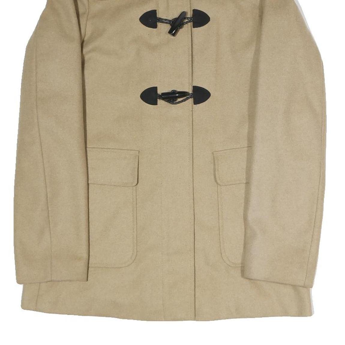 MAX&CO Womens Beige Zip Jacket UK 12 Polyester Blend Classic Fit Elegant Toggle