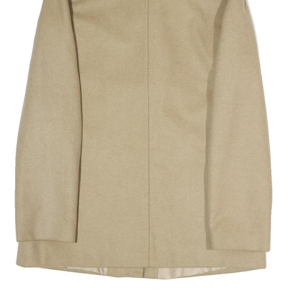 MAX&CO Womens Beige Zip Jacket UK 12 Polyester Blend Classic Fit Elegant Toggle